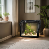 Spry Interior Rustic Live Edge Solid Wood Aquarium Frame